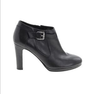 Lauren by Ralph Lauren Chunky Ankle Boot Booties Boots Leather 7.5